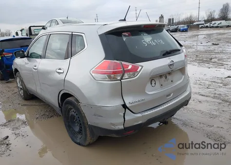 2015 Nissan Rogue S из США, поврежденный, VIN KNMAT2MV5FP546998